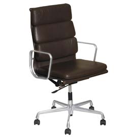 An image of The Charles Eames Thin Pad Chair combines elegance with ergonomy.  We pay top cash prices for Charles Eames chairs in London goes here.